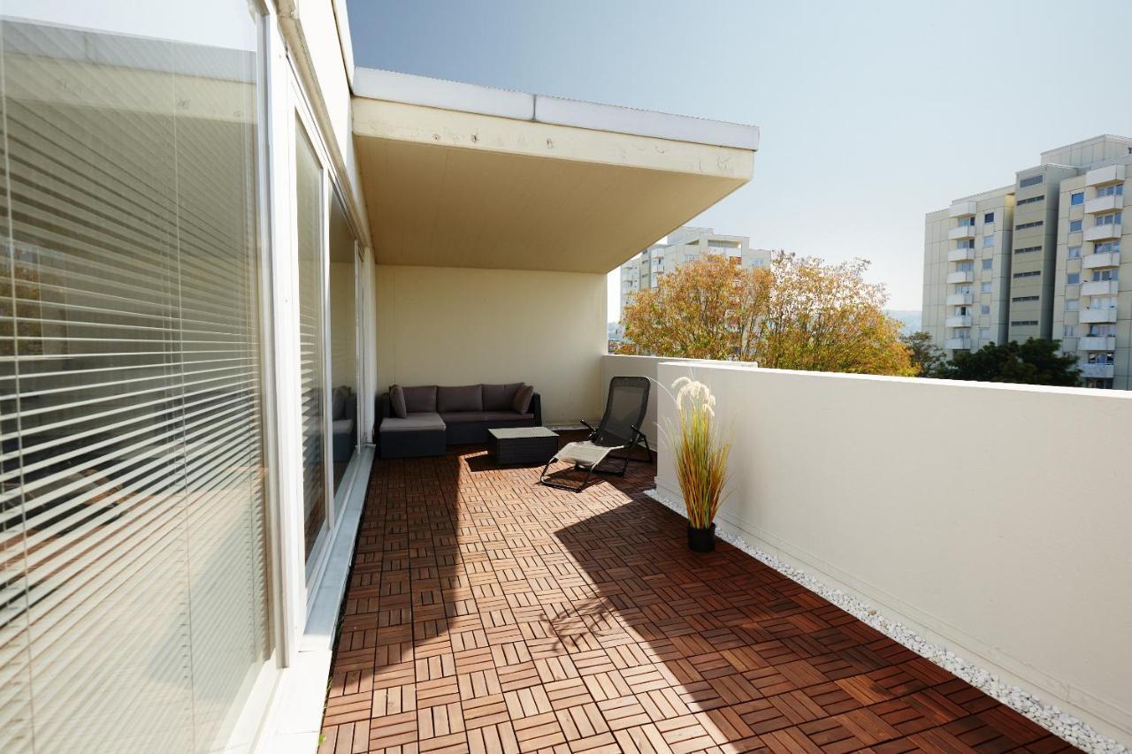 Stylisches Penthouse In Karlsruhe -Durlach ภายนอก รูปภาพ